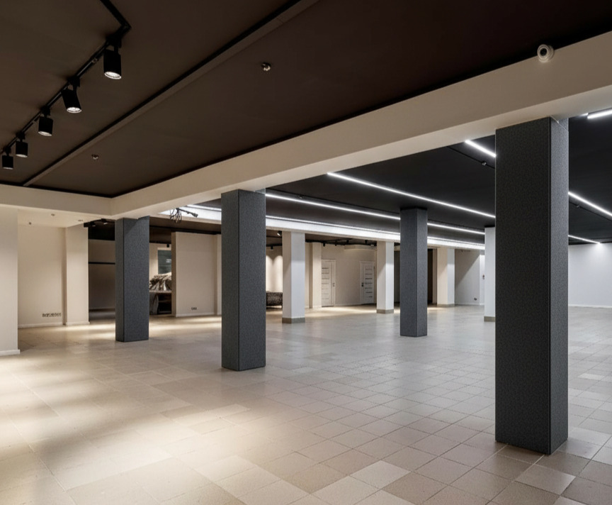 Améliorer l’acoustique au bureau avec nos nouvelles solutions pour les piliers et poutrelles