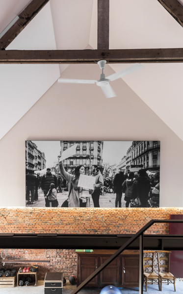 COUSTpanel with print in studio Ferm Spel